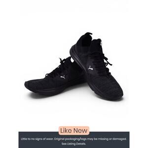 Puma Enzo Beta Woven Athletic Sneakers Black Men's Size 10.5